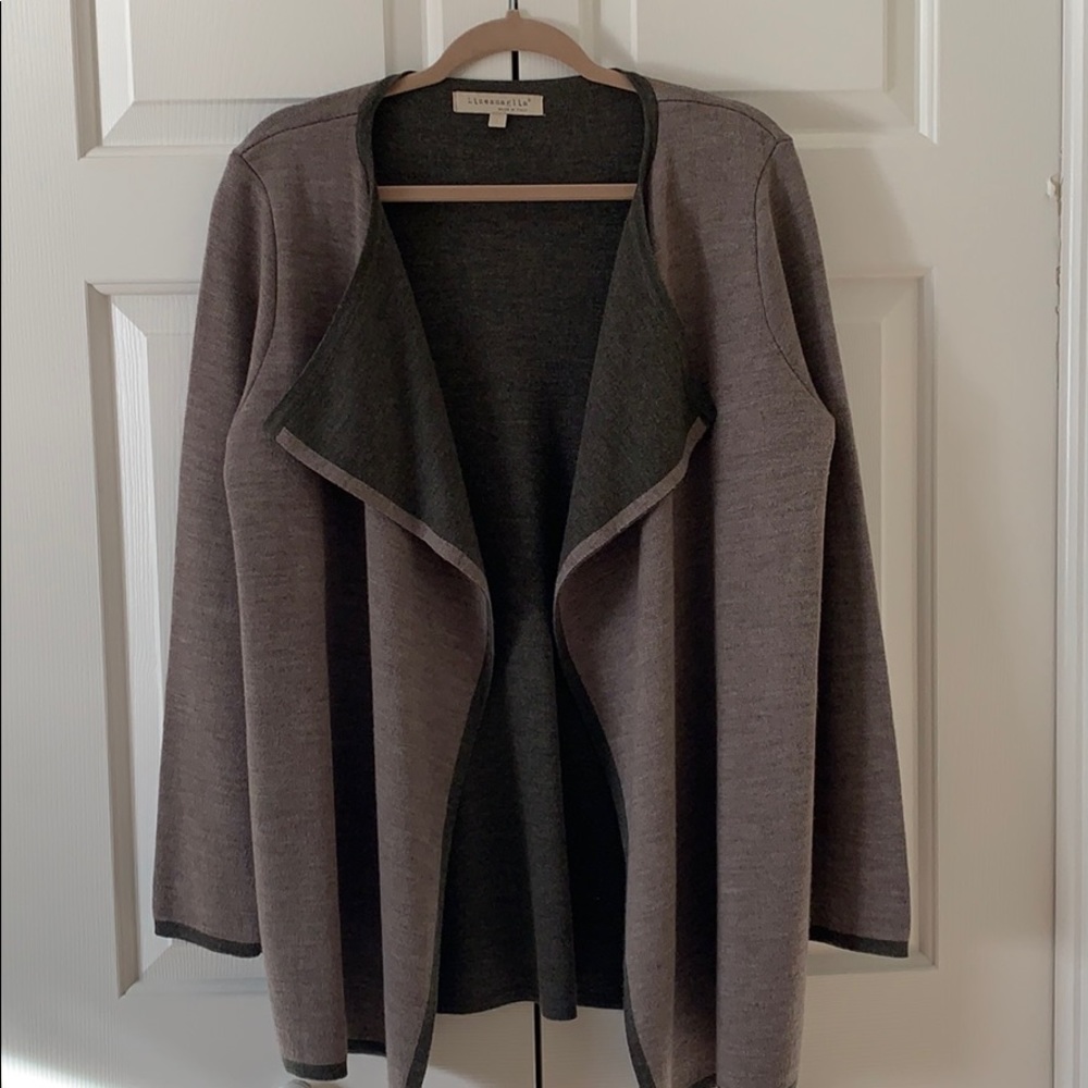 Women’s Wool Blend Brown Sweater Made in Italy
